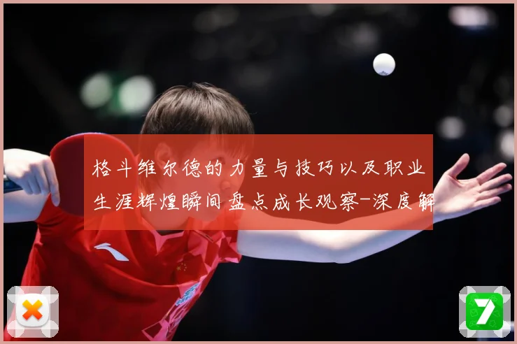 格斗维尔德的力量与技巧以及职业生涯辉煌瞬间盘点成长观察-深度解析